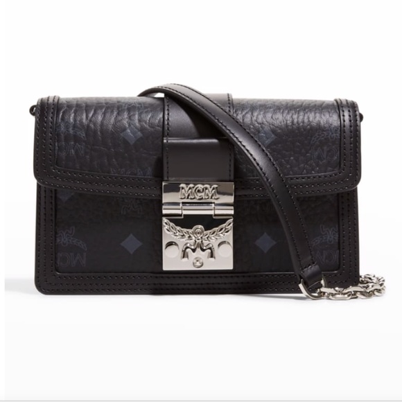 MCM Gretl Mini Visetos Monogram Crossbody Bag - Picture 1 of 7